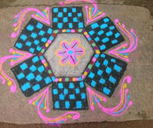 margali 11thday rangoli