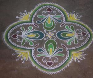 dotted rangoli