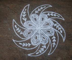 freehand rangoli