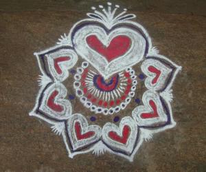 margali 14th day kolam