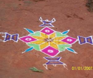 Rangoli: karthigai deepam special