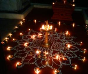 karthigai maa kolam