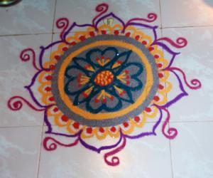 Freehand Rangoli