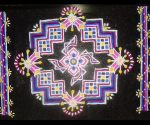 Rangoli: Checkered