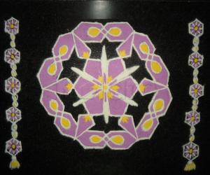 Rangoli: Dotted Kolam