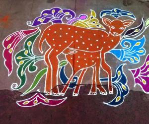 Deer Rangoli