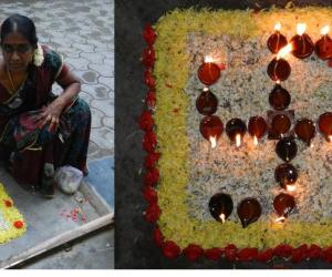 Rangoli: Karthigai Rangoli