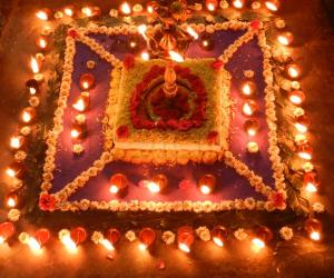 Rangoli: Karthigai Rangoli