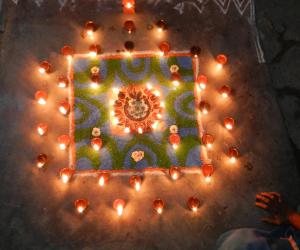 Karthigai Rangoli