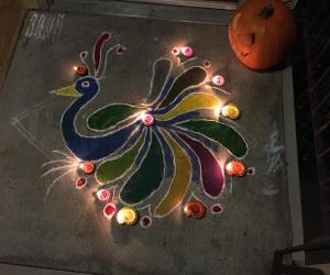 Rangoli: Peacock