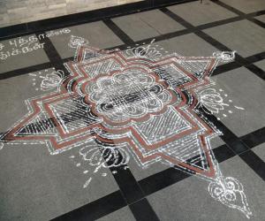 Tamil new year kolam