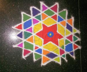 Rangoli: Aishwarya Kolam