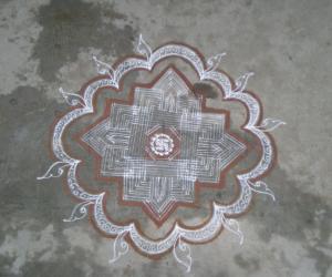 Karthikai kolam2