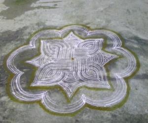 Vara Siddhi Vinayagar and Kolam