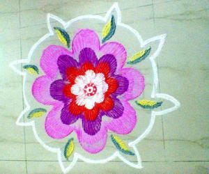 flower kolam