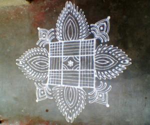 Tamil New Year kolam