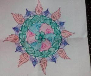 Rangoli: Paper rangoli