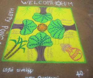 Tree kolam