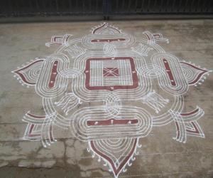 Traditional kanya kolam