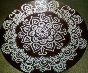 Table top rangoli