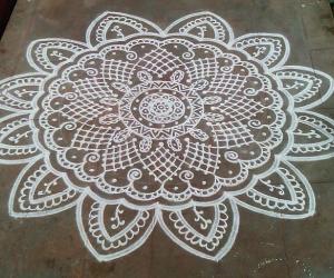 Happy birthday spl kolam