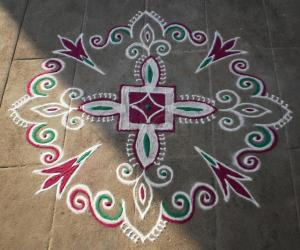 Fusion rangoli