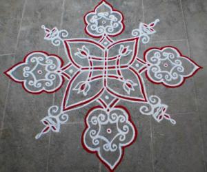 Rangoli: tuesday kavi kolam