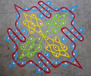 Dotted kolam