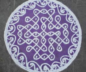 Rangoli: Dotted kolam