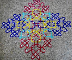 Dotted kolam