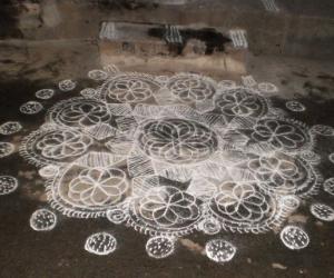 Temple kolam