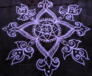 Freehand Rangoli