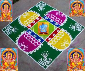 Ganesh Chathurthi Spl Kolam