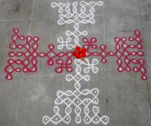 Dotted kolam