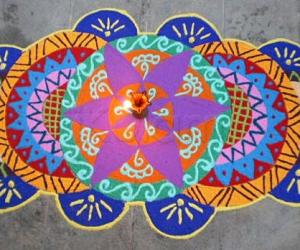 Rangoli: Contest kolam-trial version