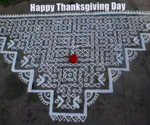 Rangoli: Thanks giving day spl kolam