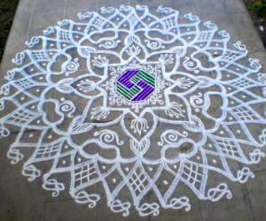 Freehand Rangoli