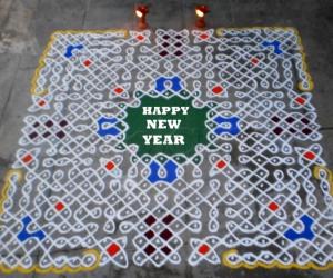 Happy New Year Special Kolam