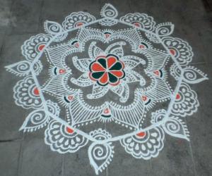 Freehand Rangoli