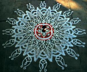 Freehand Rangoli