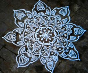 Freehand Rangoli