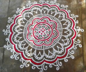 Rangoli: Welcome rangoli