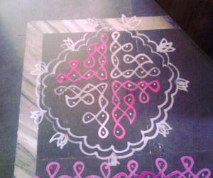 Maa Kolam for Navarathri - Dotted