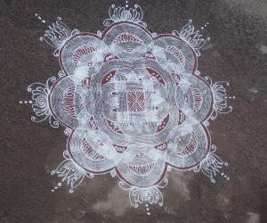 Rangoli: padi kolam