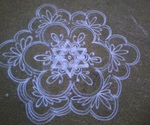 Rangoli: freehand