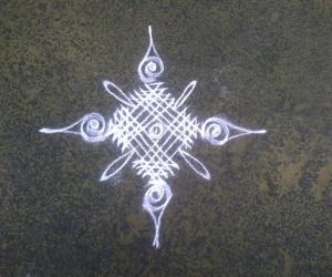 Rangoli: mini kolam