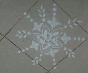 Free hand Rangoli