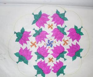 Lotus rangoli