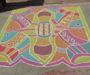 Free Hand Rangoli