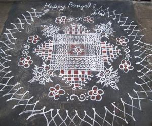 Maa Kolam Pongal Kolam